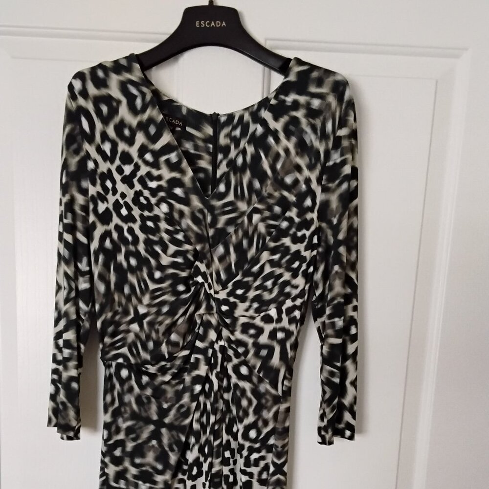 ANIMAL PRINT DRESS BY ESCADA OF GERMANY